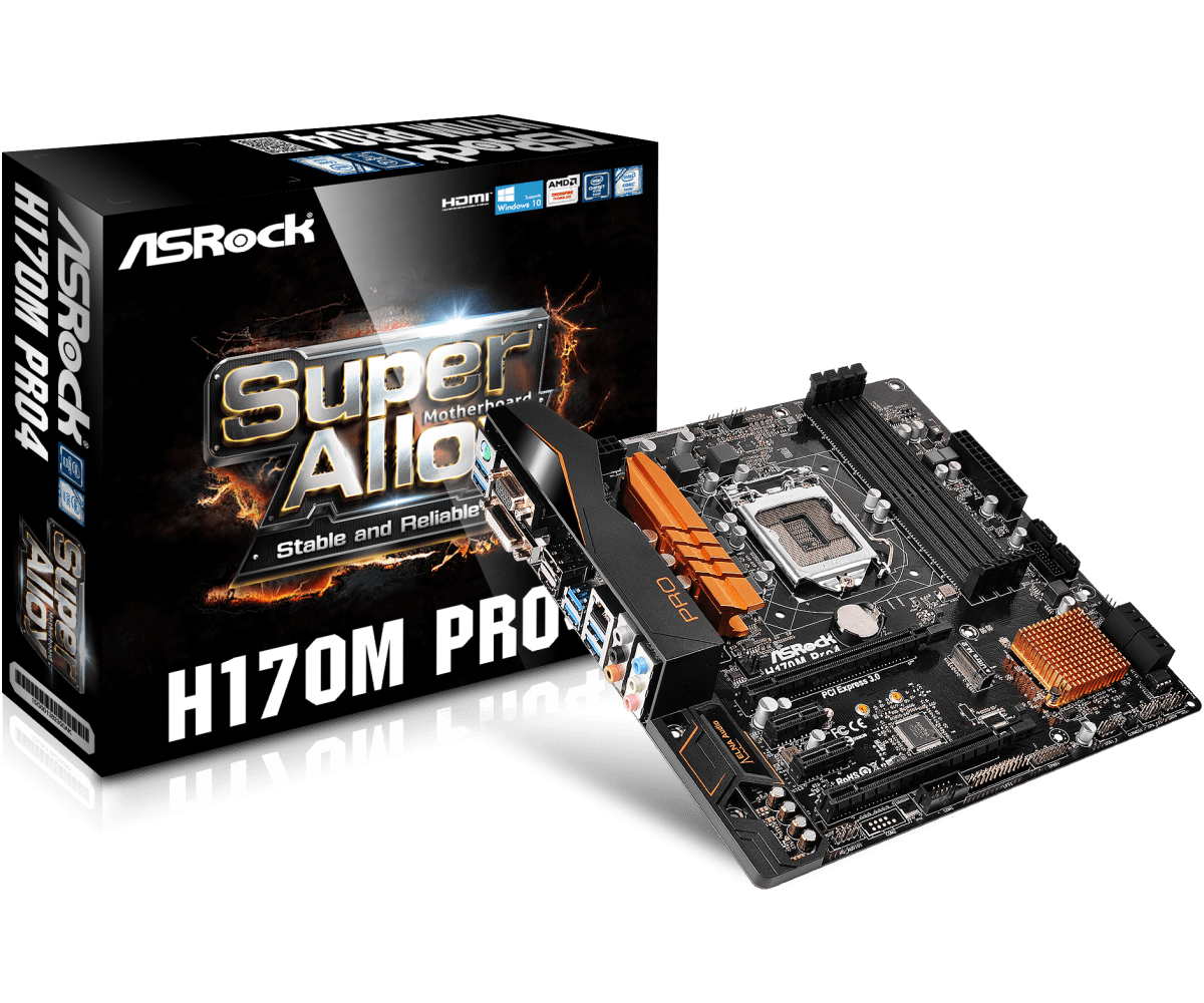 Asrock h170m pro4 обзор